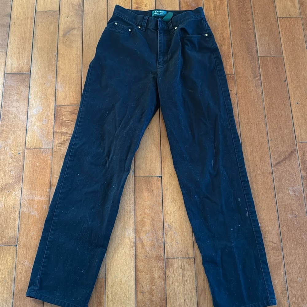 Ralph Lauren juniors black pants size 2 p in very good condition
